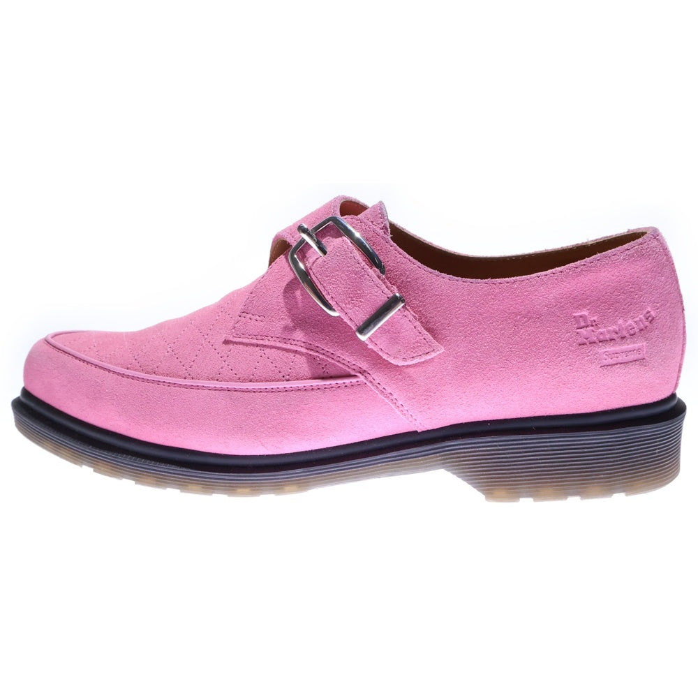 SUPREME(シュプリーム) 17SS ×Dr. Martens Rousden ドクターマーチン ラウスデン スウェードローカットシューズ ローファー ピンク 22909650