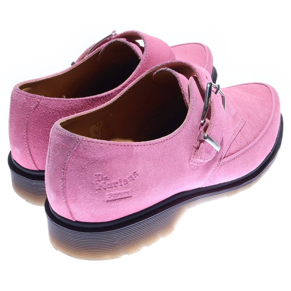SUPREME(シュプリーム) 17SS ×Dr. Martens Rousden ドクターマーチン ラウスデン スウェードローカットシューズ ローファー ピンク 22909650