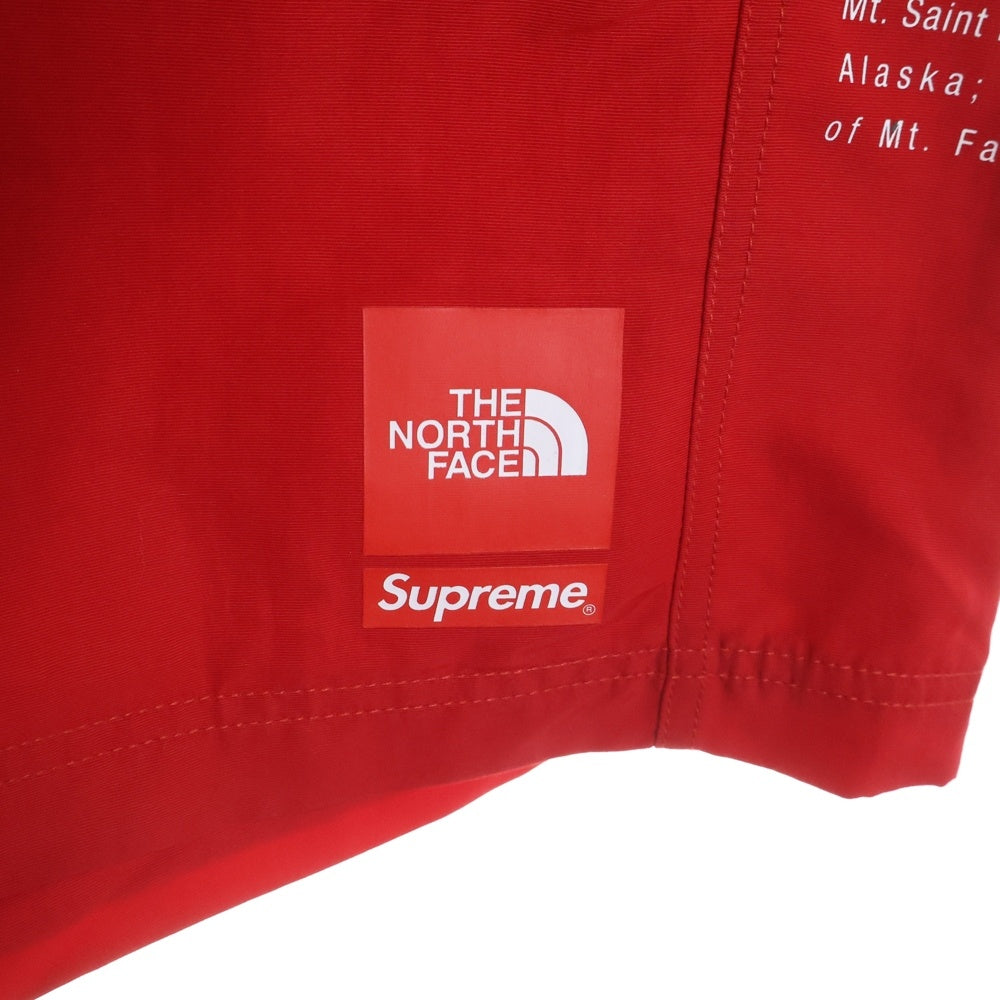 SUPREME(シュプリーム) 24SS ×THE NORTH FACE Nylon Short ノースフェイス ナイロンショーツ ハーフパンツ レッド NB02410I