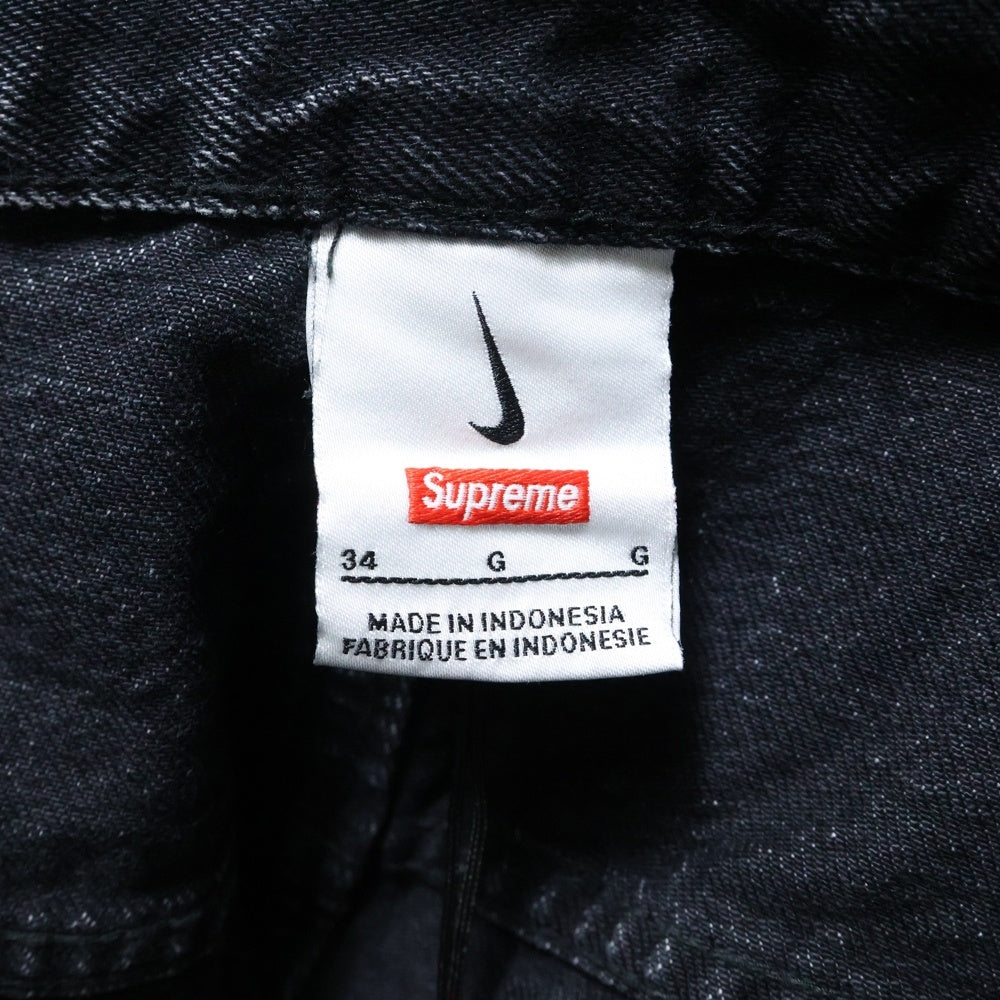 SUPREME(シュプリーム) 24SS ×NIKE Denim Short ナイキ デニムショーツ ハーフパンツ グレー FQ0344-010