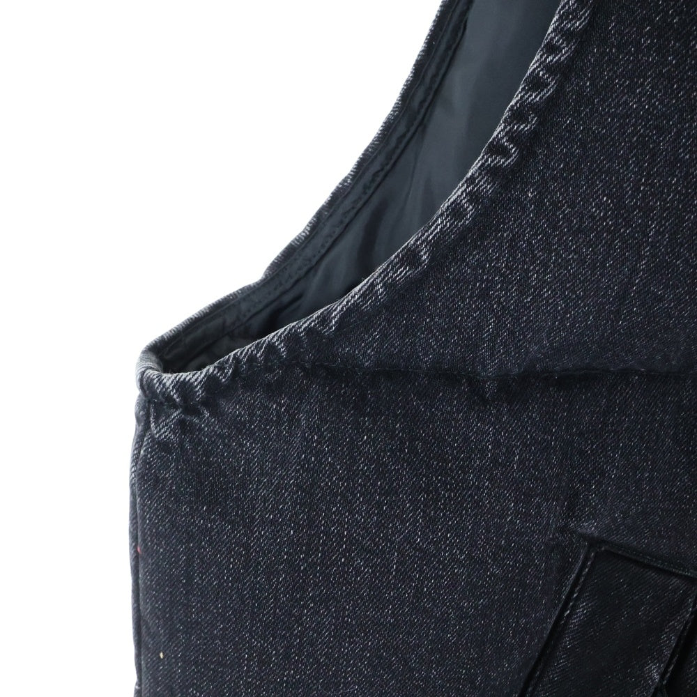 SUPREME(シュプリーム) 24SS ×NIKE Denim Puffer Vest ナイキ デニムパッファーベスト グレー FQ0344-010