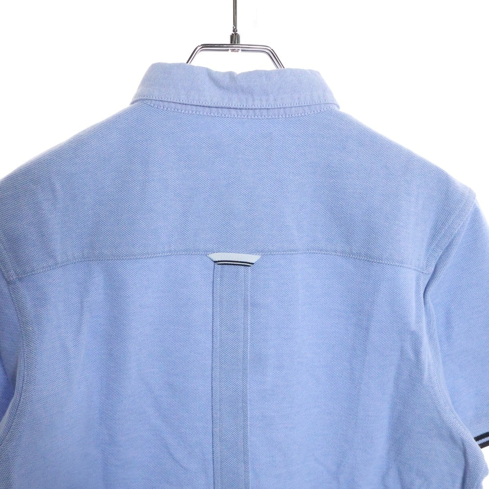 FRED PERRY(フレッドペリー) ロゴ刺繍 半袖ポロシャツ ブルー 118718