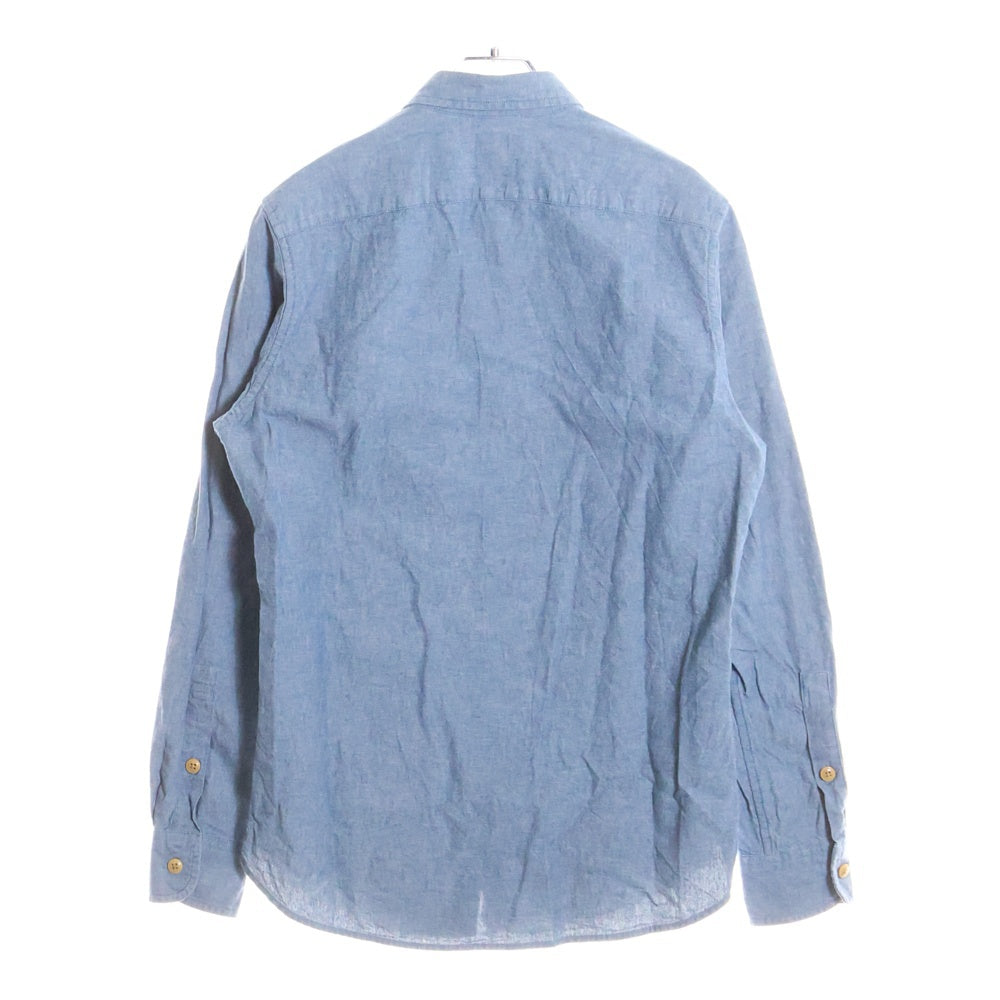 J.CREW(ジェイクルー) SLIM 長袖シャンブレーシャツ ブルー E6692