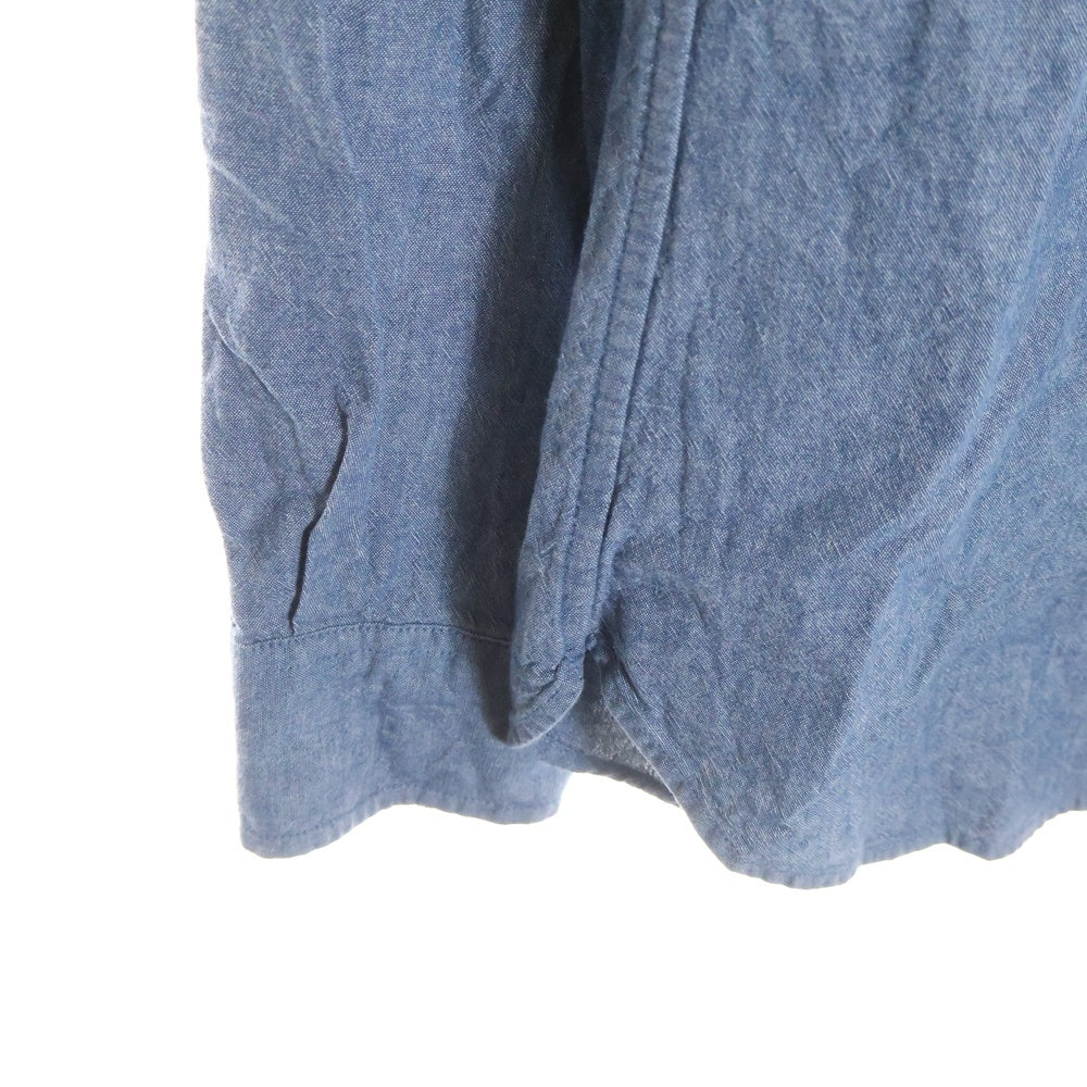 J.CREW(ジェイクルー) SLIM 長袖シャンブレーシャツ ブルー E6692