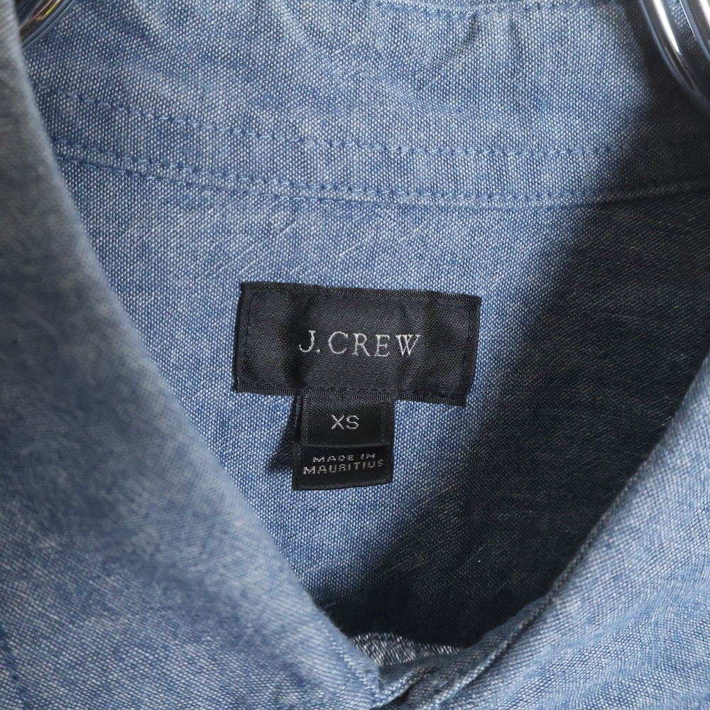 J.CREW(ジェイクルー) SLIM 長袖シャンブレーシャツ ブルー E6692
