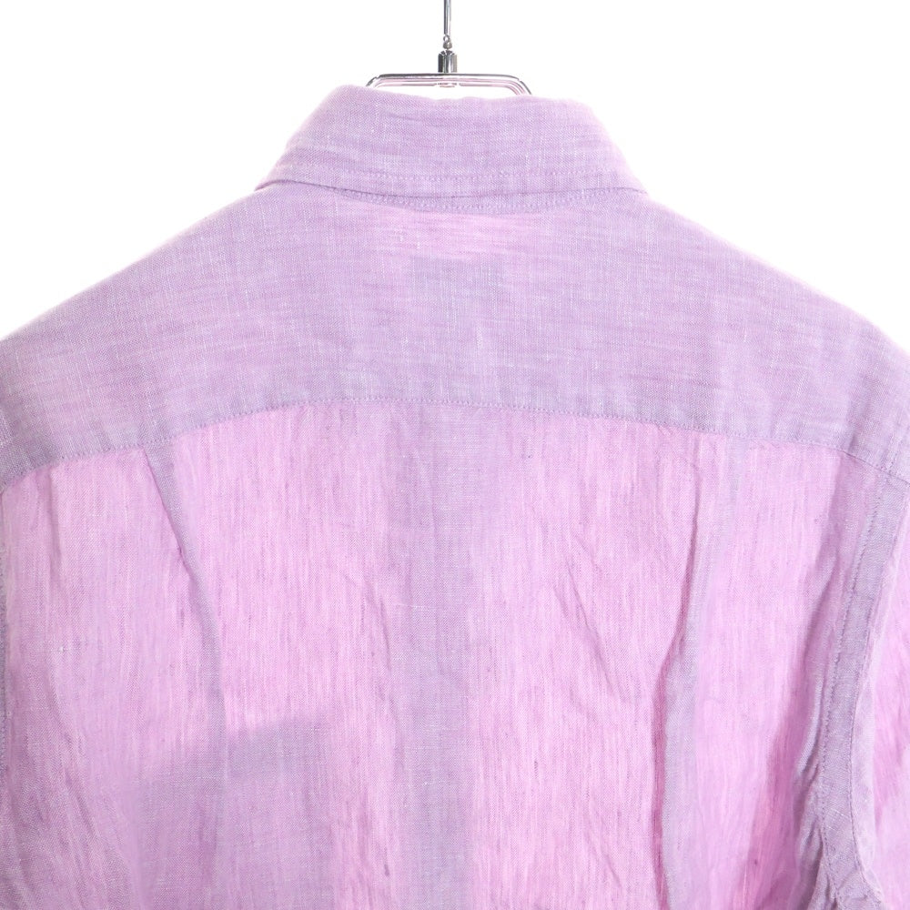 J.CREW(ジェイクルー) SLIM リネン長袖シャツ ピンク A2299