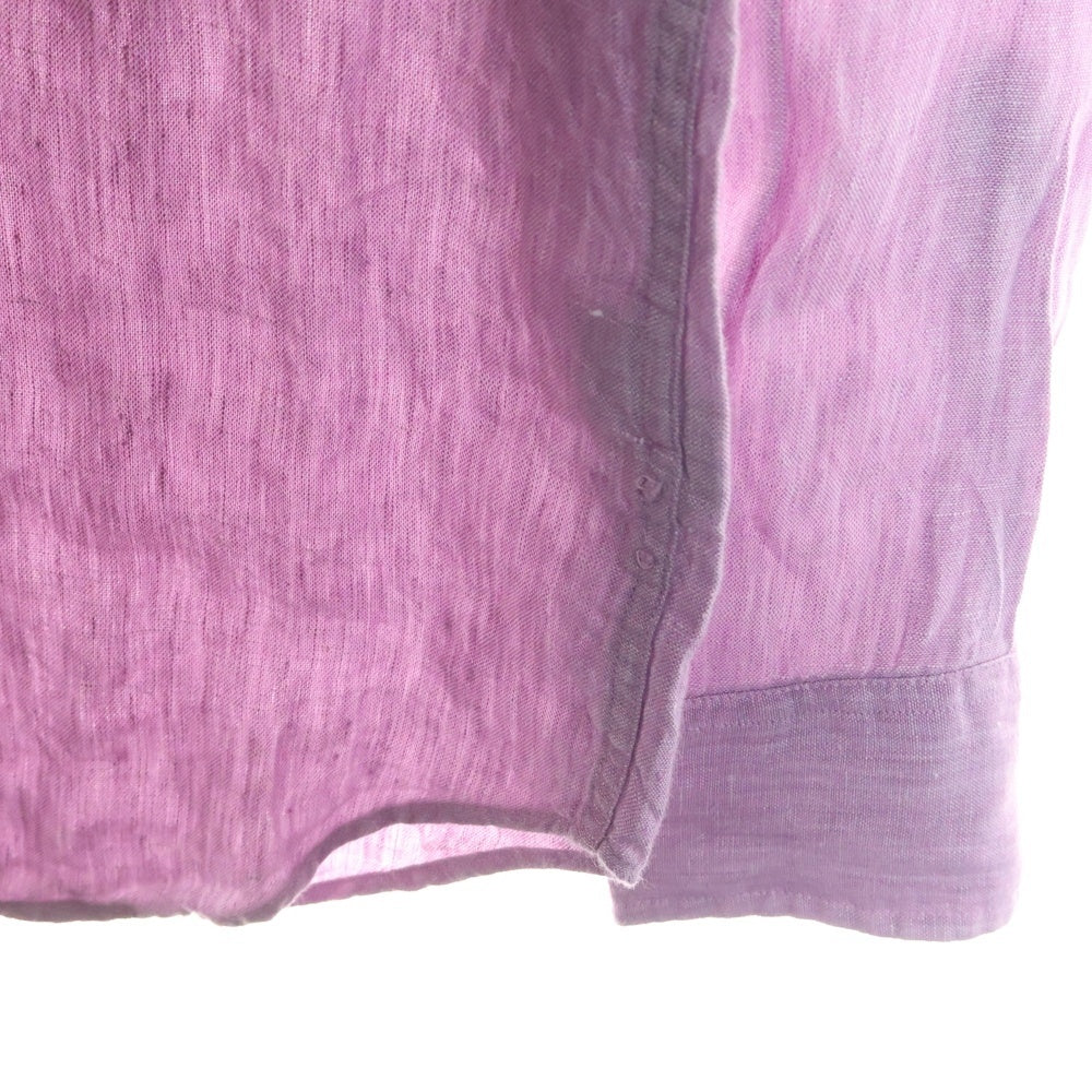 J.CREW(ジェイクルー) SLIM リネン長袖シャツ ピンク A2299