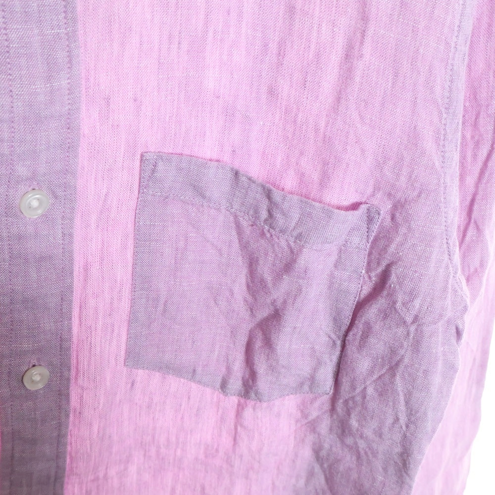 J.CREW(ジェイクルー) SLIM リネン長袖シャツ ピンク A2299