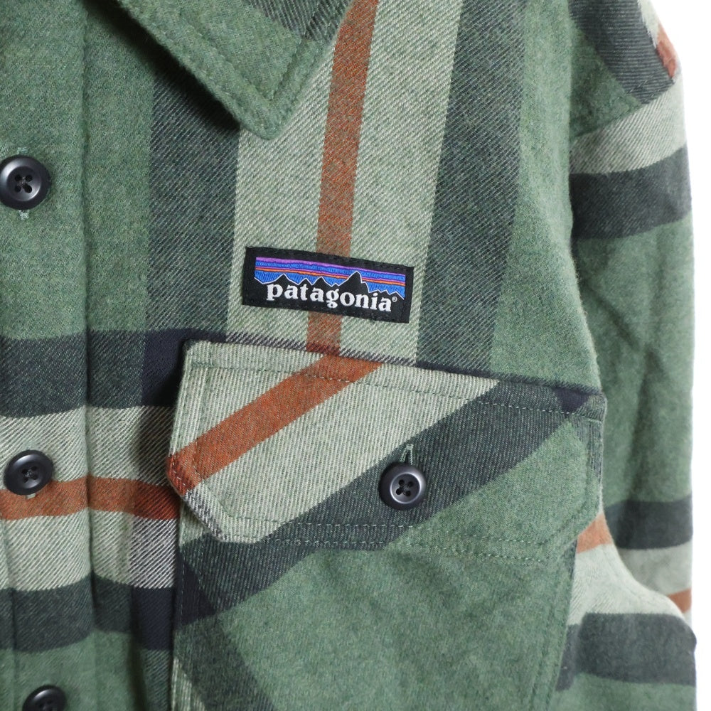 PATAGONIA(パタゴニア) Insulated Fjord Flannnel Shirt フランネルチェックシャツ ジャケット グリーン 20385FA22
