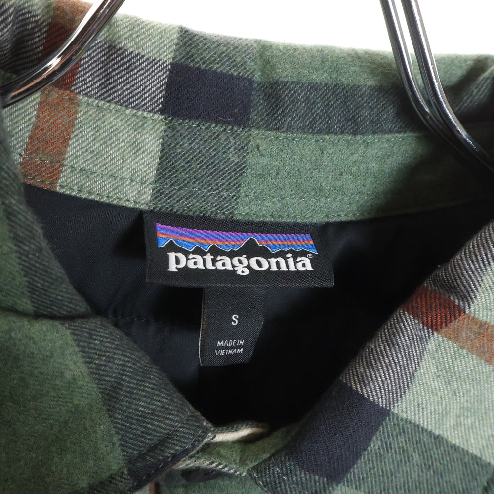 PATAGONIA(パタゴニア) Insulated Fjord Flannnel Shirt フランネルチェックシャツ ジャケット グリーン 20385FA22