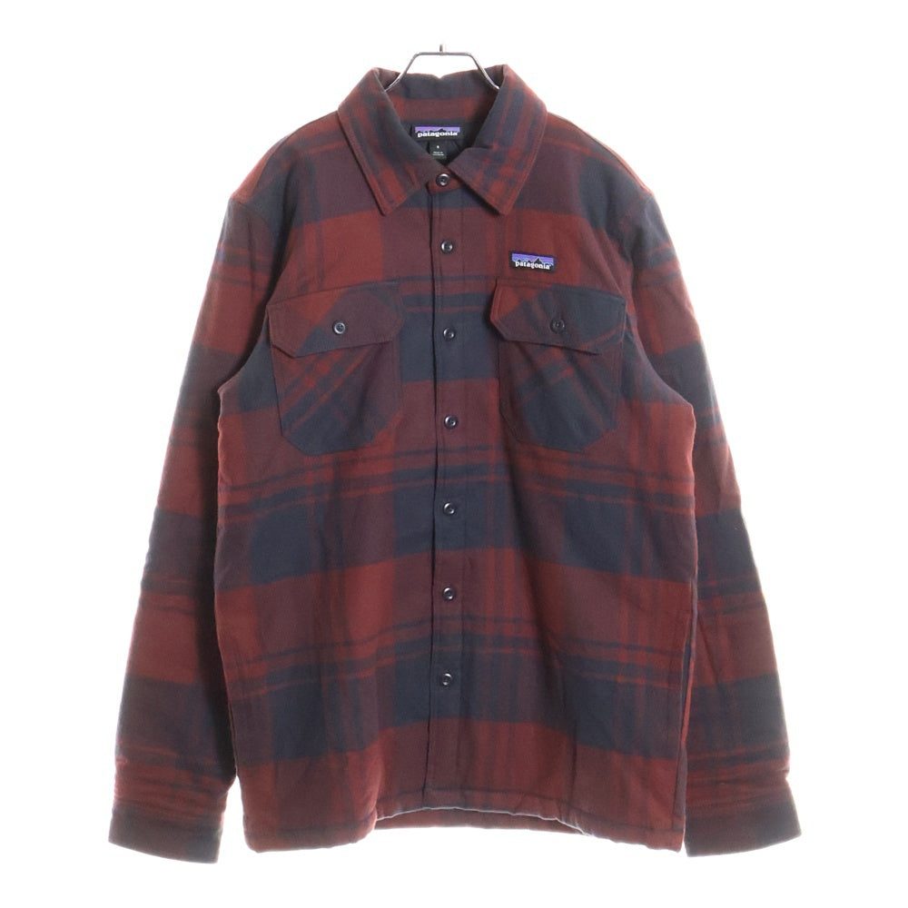 PATAGONIA(パタゴニア) Insulated Fjord Flannnel Shirt フランネルチェックシャツ ジャケット レッド 20385FA22