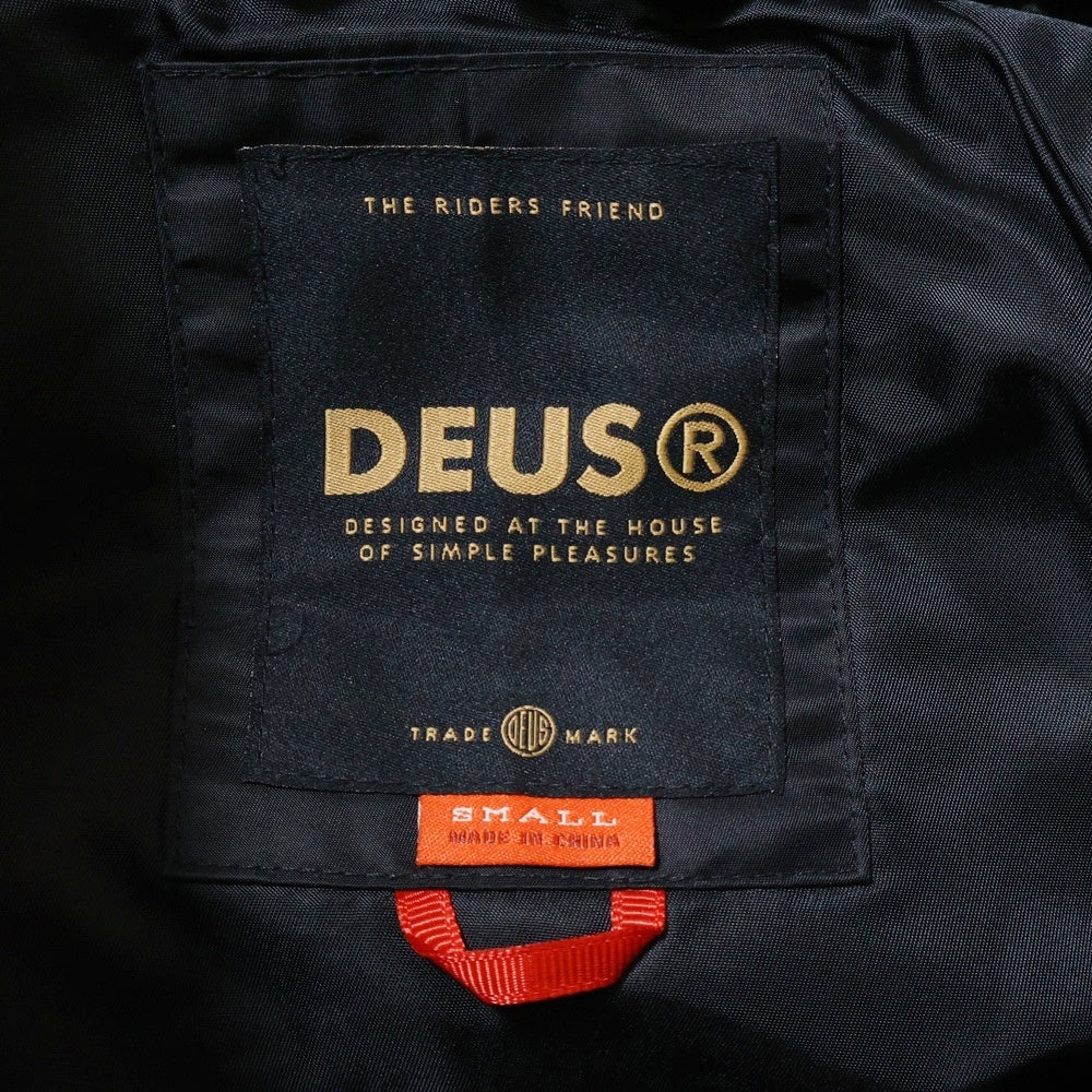 DEUS EX MACHINA(デウスエクスマキナ) BUZZ RACING JACKET 3M ナイロンレーシングジャケット ブラック DMP246239