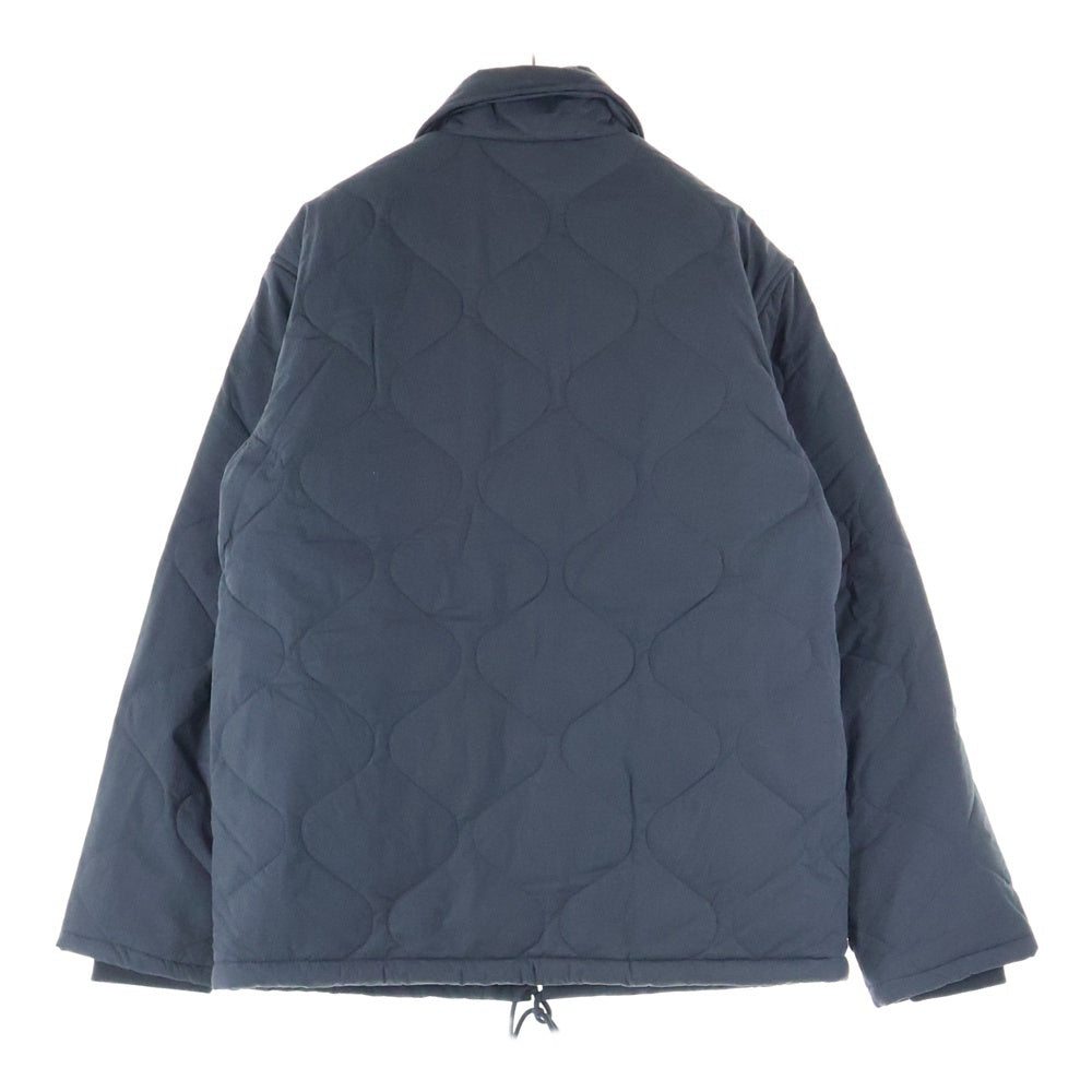 DEUS EX MACHINA(デウスエクスマキナ) FREDDY COACH JACKET 3M 裏地フリース キルティングジャケット ネイビー DMF246606