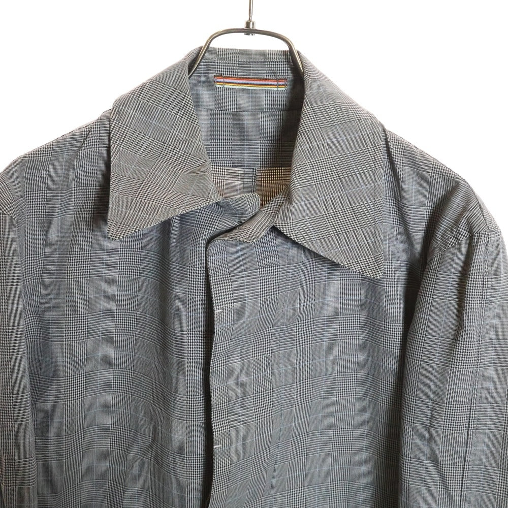 Paul Smith(ポールスミス) 千鳥格子柄 ステンカラーコート グレー BMA56-802-29