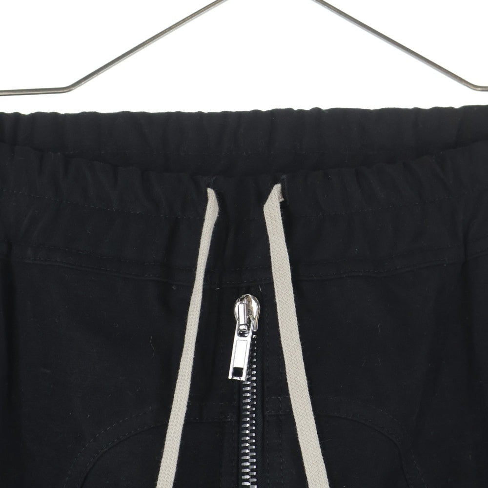 Rick Owens(リックオウエンス) 23AW Bauhaus Cargo Pants バウハウスカーゴ ドローストリングパンツ ブラック RU02C7377-MO