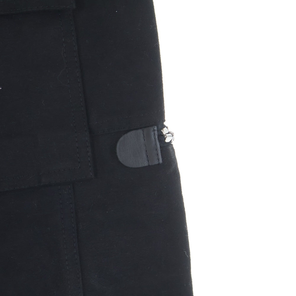 Rick Owens(リックオウエンス) 23AW Bauhaus Cargo Pants バウハウスカーゴ ドローストリングパンツ ブラック RU02C7377-MO