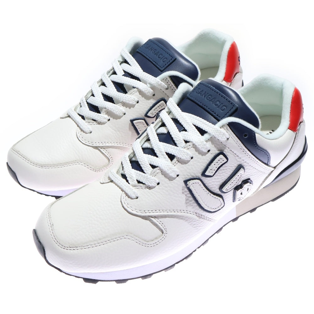 Sangacio(サンガッチョ) にゅ~ず トリコロール 10周年記念モデル ローカットスニーカー ホワイト US9.5/27.5cm