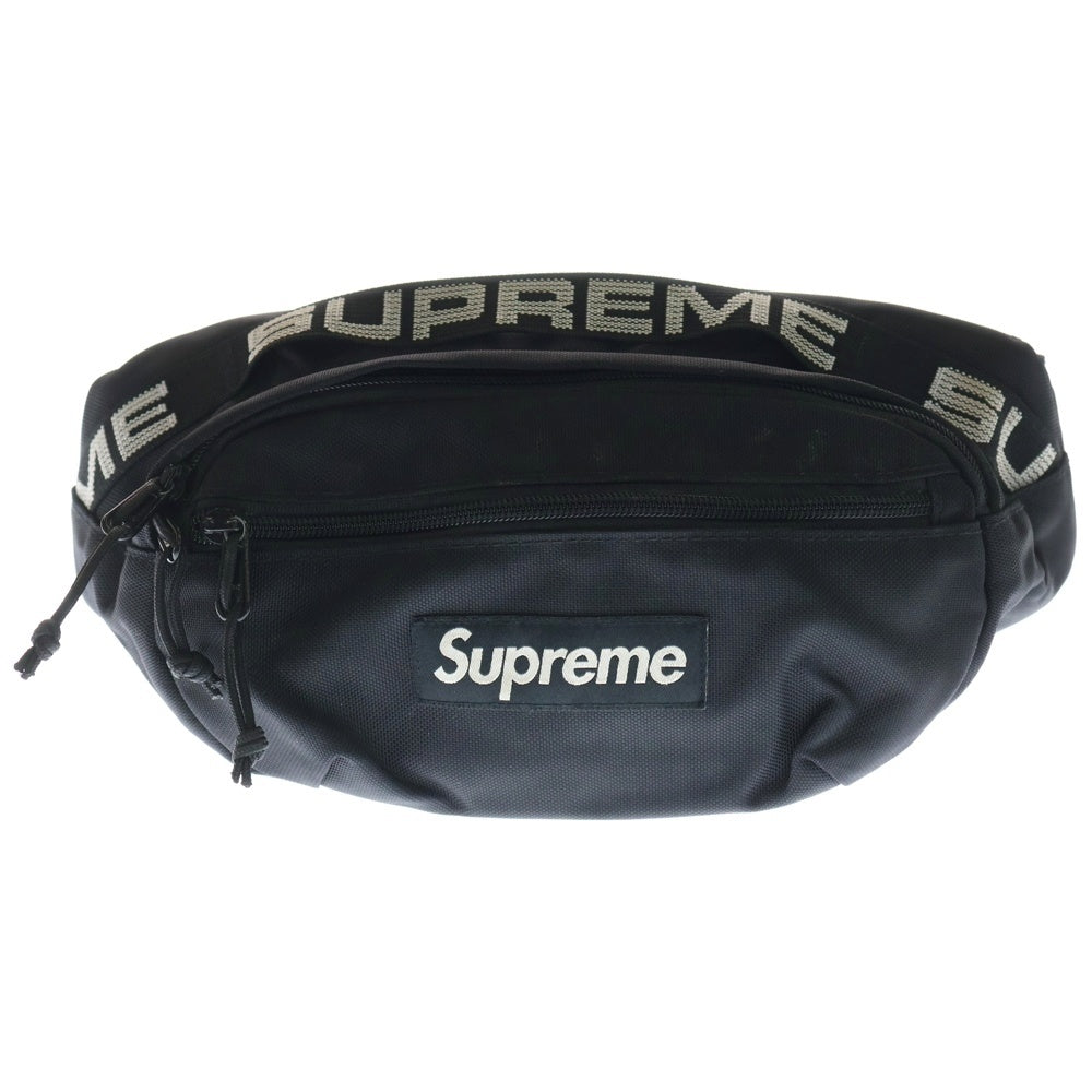 【Supreme】18SS Waist Bag ブラック　美品 SUPREME(シュプリーム) 18SS Waist Bag ウエストバッグ ショルダー