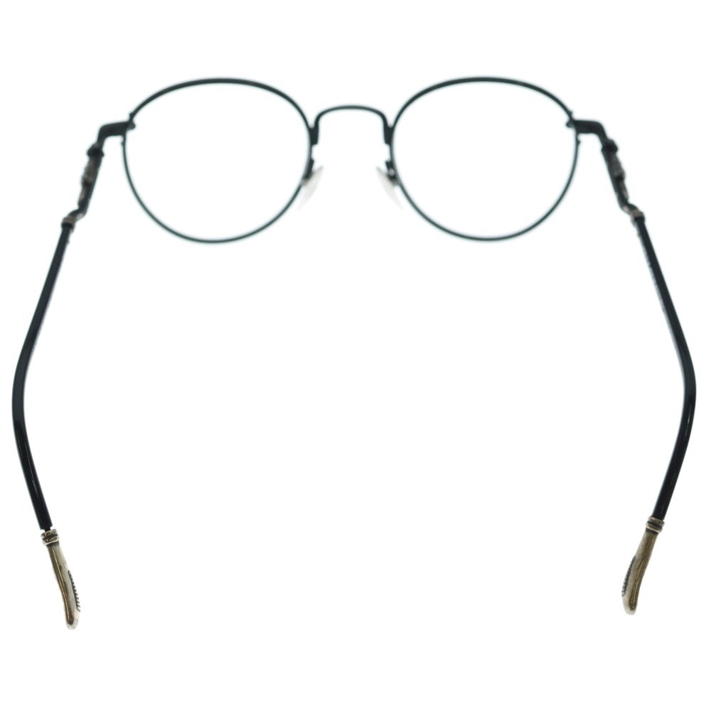 CHROME HEARTS(クロムハーツ) FIRKIN ダガーテンプル ラウンドアイウェア メガネ 眼鏡 ブラック