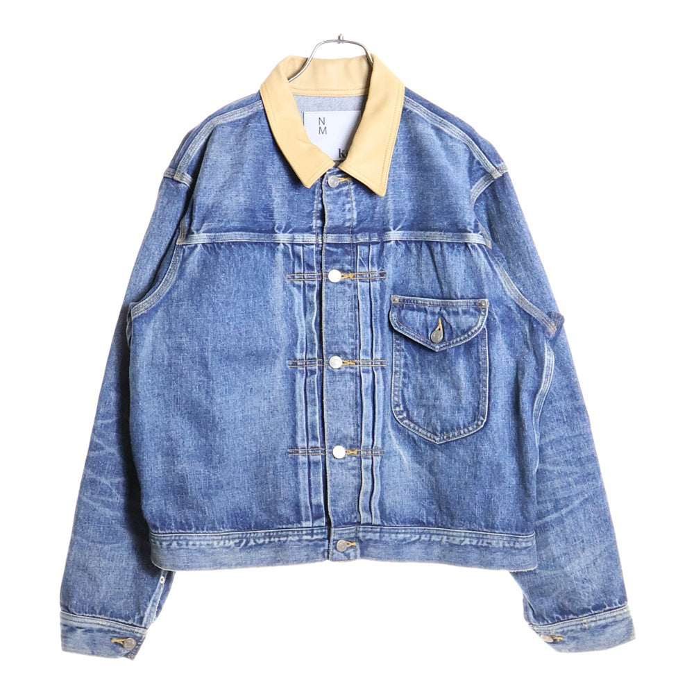 ジャケット・アウター Kith for New Manual Denim Jacket New Manual(ニュー マニュアル) ×KITH Denim Jacket キス レザー切替