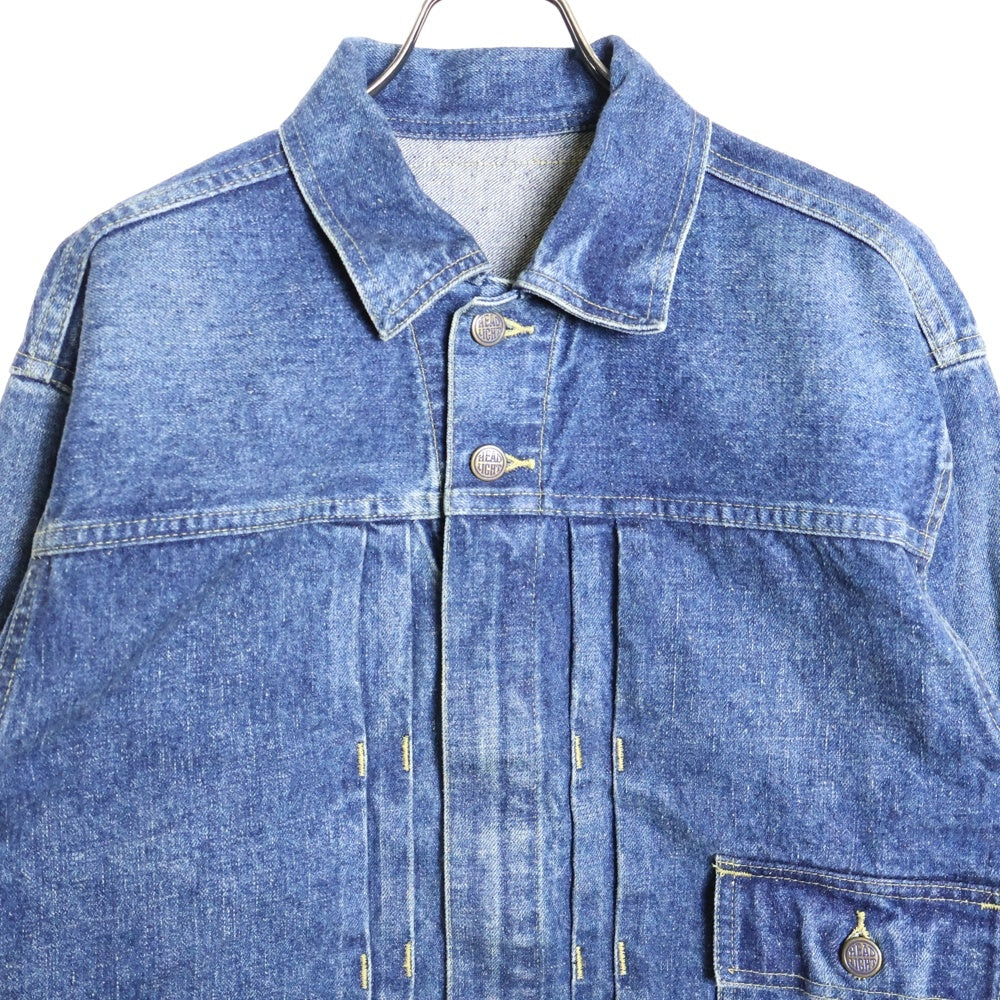 New Manual(ニュー マニュアル) #013 HEADLIGHT ZIP JACKET ヘッドライト ジップデニムジャケット インディゴ JK-YY-0006