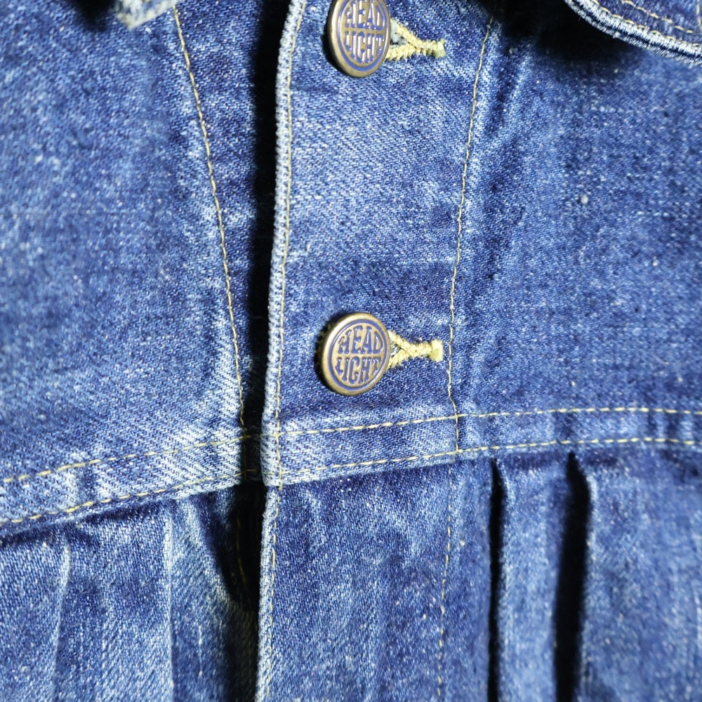 New Manual(ニュー マニュアル) #013 HEADLIGHT ZIP JACKET ヘッドライト ジップデニムジャケット インディゴ JK-YY-0006