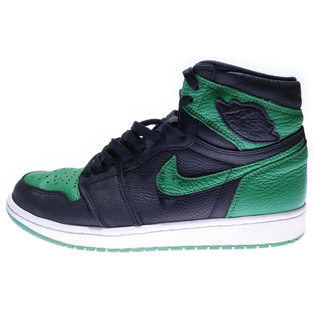 NIKE(ナイキ) AIR JORDAN 1 RETRO HIGH OG PINE GREEN エアジョーダン 1 パイングリーン ハイカットスニーカー グリーン US9/27cm 555088-030