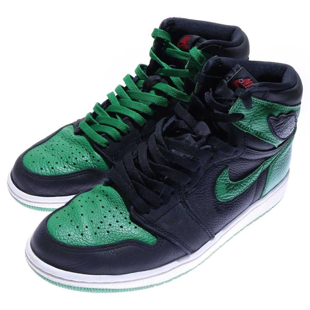 NIKE(ナイキ) AIR JORDAN 1 RETRO HIGH OG PINE GREEN エアジョーダン 1 パイングリーン ハイカットスニーカー グリーン US9/27cm 555088-030
