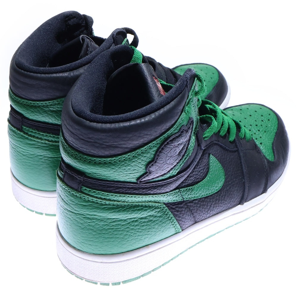 NIKE(ナイキ) AIR JORDAN 1 RETRO HIGH OG PINE GREEN エアジョーダン 1 パイングリーン ハイカットスニーカー グリーン US9/27cm 555088-030