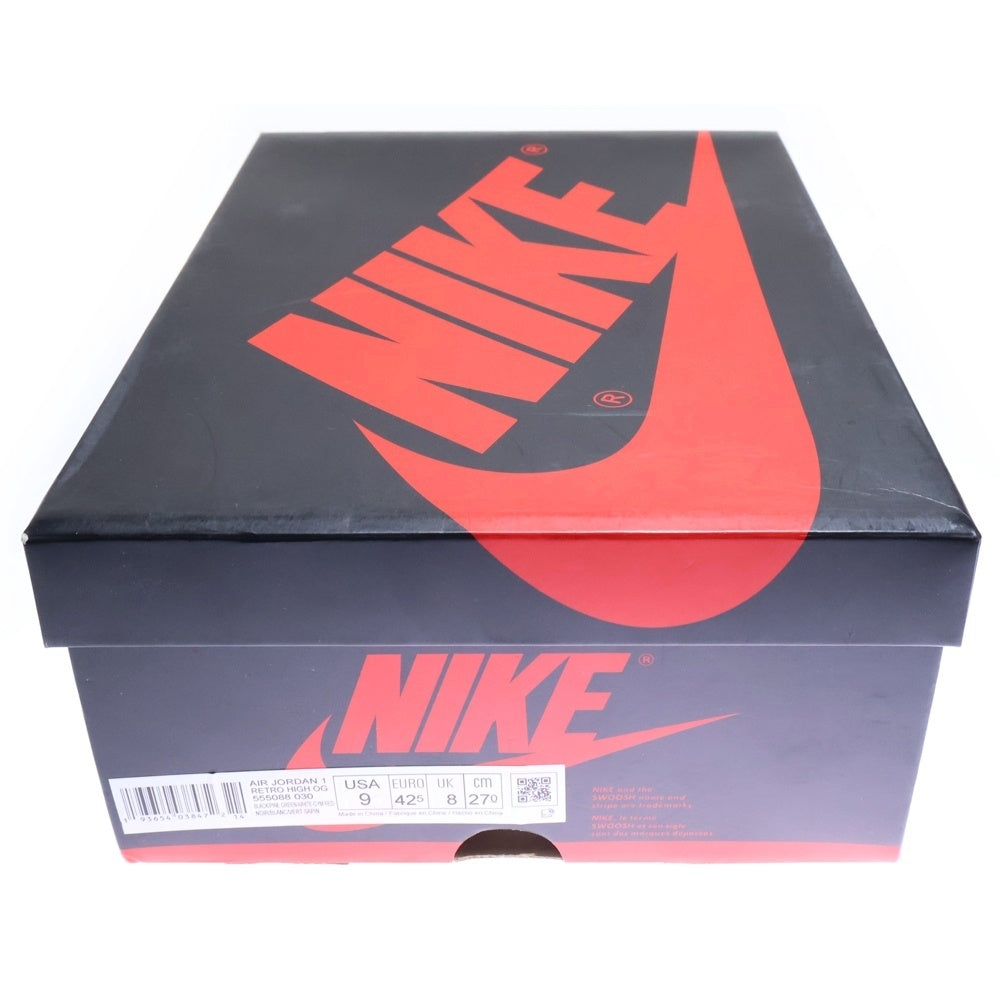 NIKE(ナイキ) AIR JORDAN 1 RETRO HIGH OG PINE GREEN エアジョーダン 1 パイングリーン ハイカットスニーカー グリーン US9/27cm 555088-030