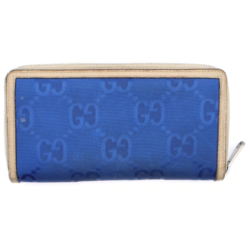 GUCCI(グッチ) OFF THE GRID オフザグリッド ロングウォレット 長財布 ブルー 625576 レディース