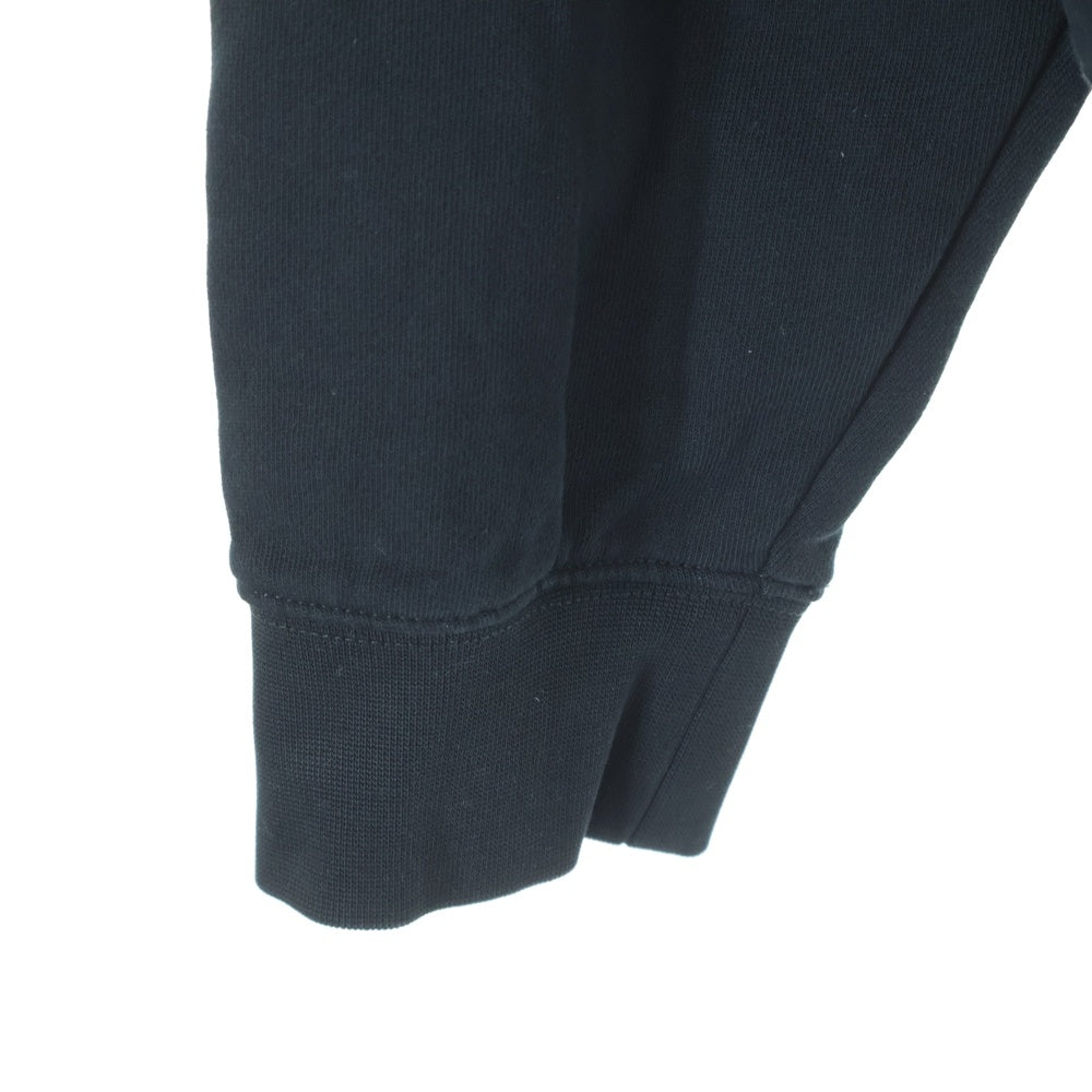 FEAR OF GOD ESSENTIALS(フィアオブゴッド エッセンシャルズ) フロントロゴ コットン 長袖ポロシャツ ブラック