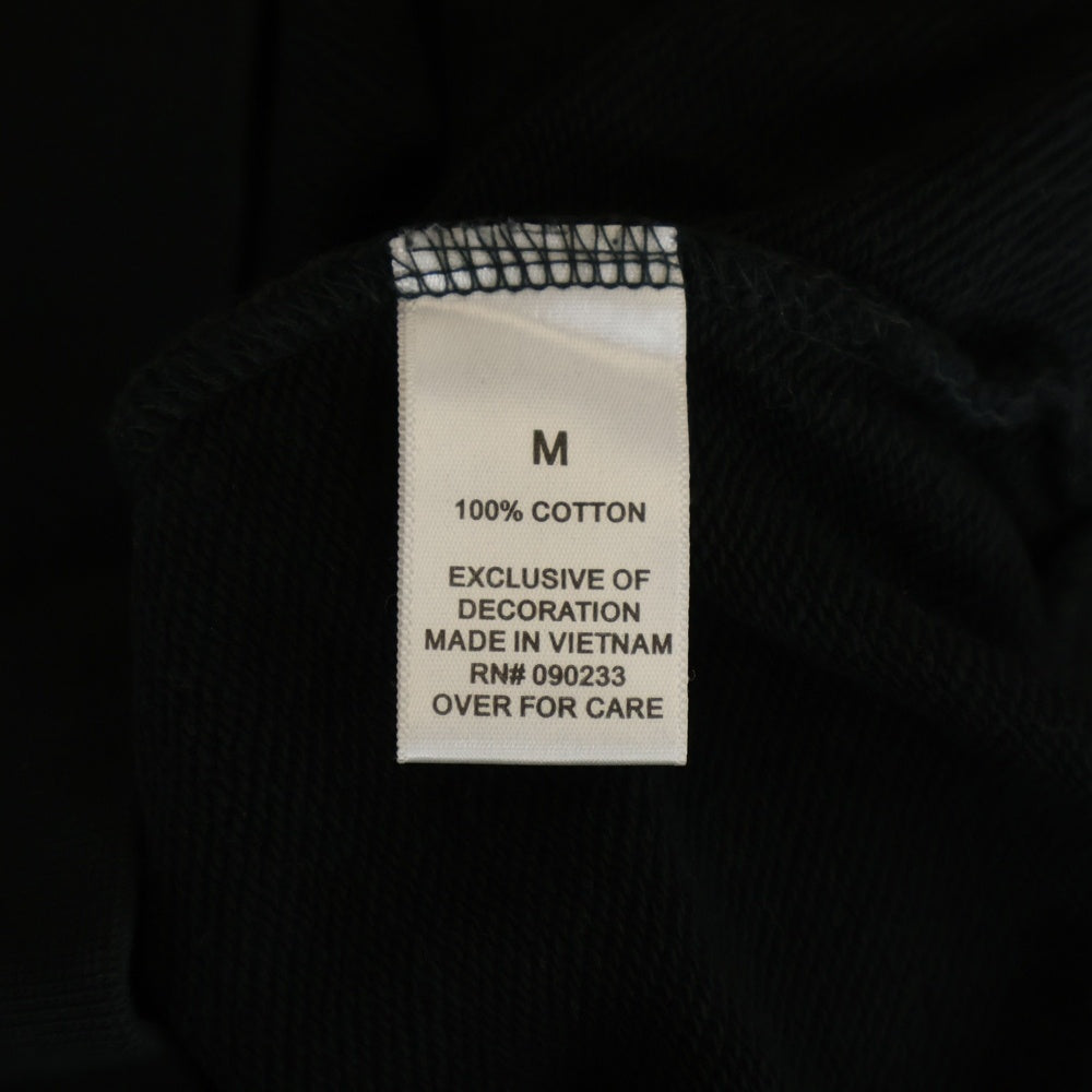 FEAR OF GOD ESSENTIALS(フィアオブゴッド エッセンシャルズ) フロントロゴ コットン 長袖ポロシャツ ブラック