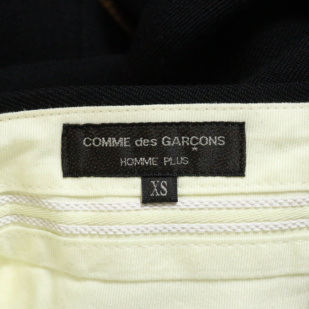 COMME des GARCONS HOMME PLUS(コムデギャルソンオムプリュス) Wool Wide Slacks Pants ウールワイドスラックスパンツ ブラック PH-P044