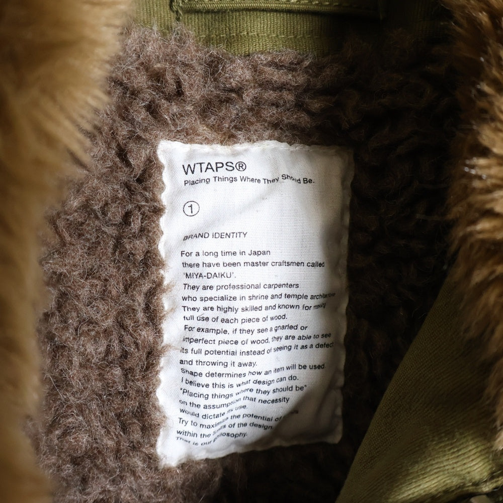 WTAPS(ダブルタップス) 14AW N-1 / Deck Jacket デッキコート ミリタリージャケット カーキ 142GWDT-JKM02