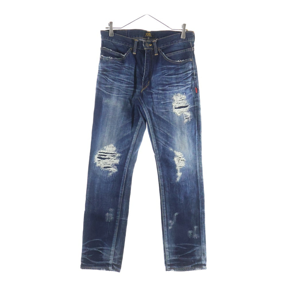 WTAPS(ダブルタップス) 15AW BLUES VERY SKINNY TRASH ストレートスキニー デニムパンツ ジーンズ インディゴ 151GWDT-PTM06