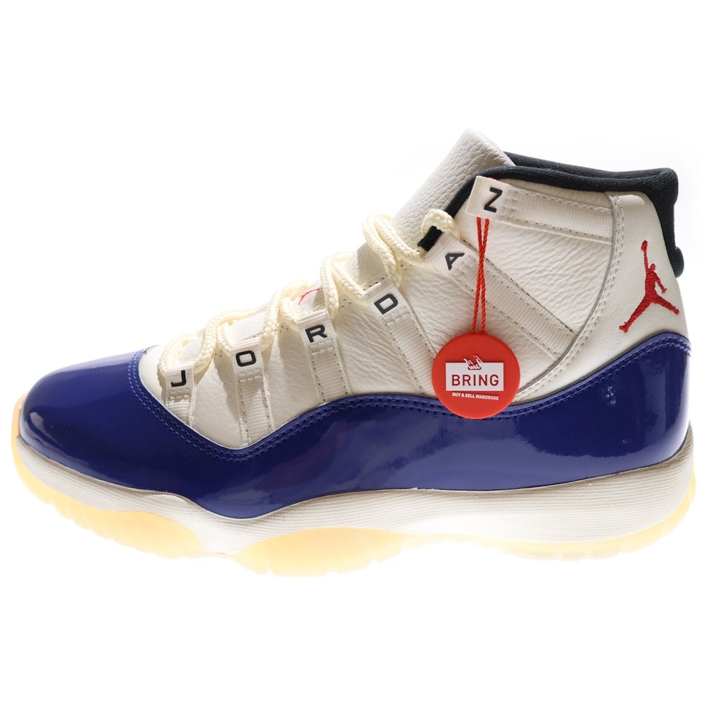 NIKE(ナイキ) AIR JORDAN 11 RARE AIR エアジョーダン11 レアエアー ローカットスニーカー ホワイト/ブルー US8/26cm IH0296-400