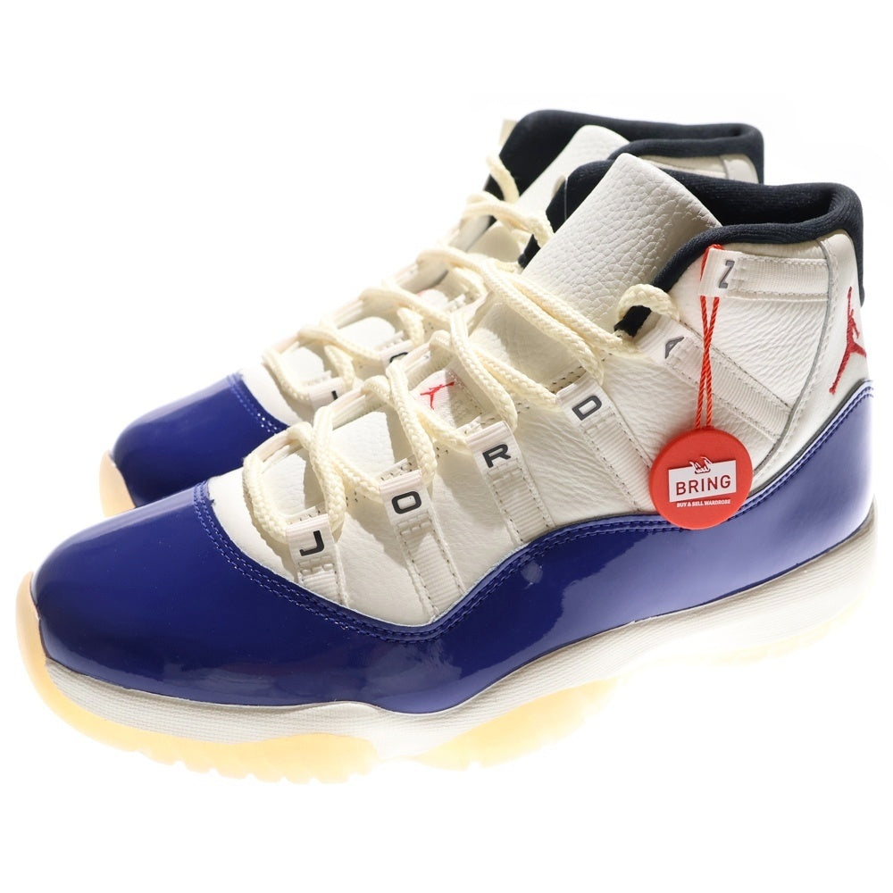 NIKE(ナイキ) AIR JORDAN 11 RARE AIR エアジョーダン11 レアエアー ローカットスニーカー ホワイト/ブルー US8/26cm IH0296-400