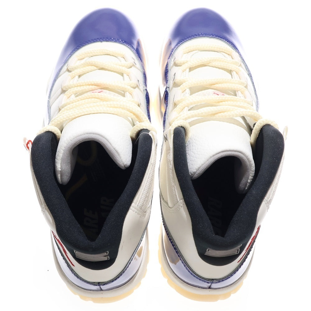 NIKE(ナイキ) AIR JORDAN 11 RARE AIR エアジョーダン11 レアエアー ローカットスニーカー ホワイト/ブルー US8/26cm IH0296-400