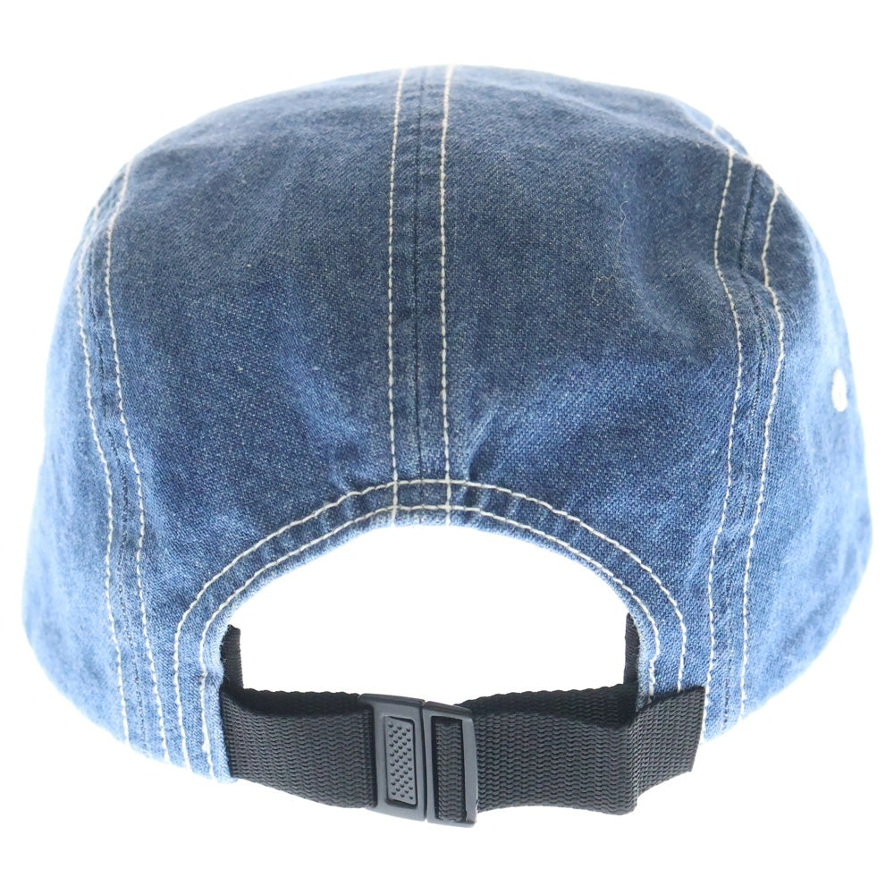 SUPREME(シュプリーム) 17SS Washed Chino Twill Camp Cap Denim ボックスロゴ ウォッシュドチノツイルキャンプキャップ デニム 帽子 インディゴ