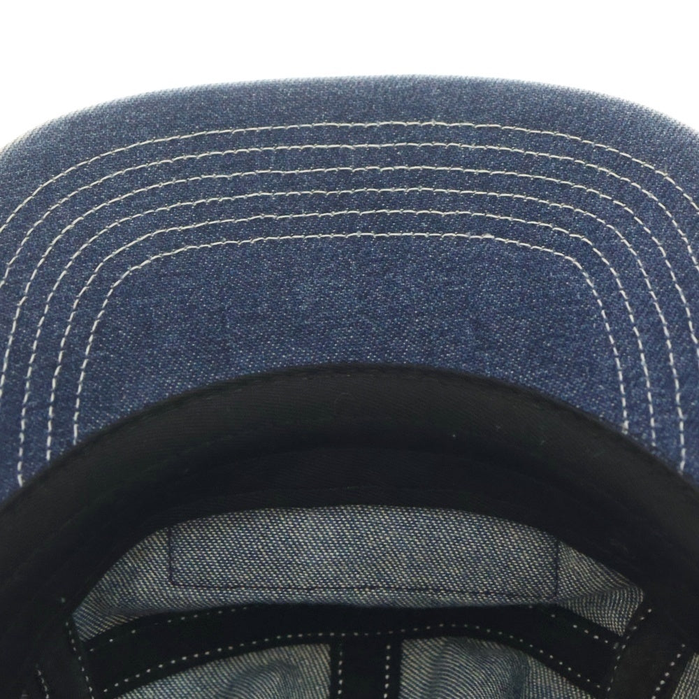 SUPREME(シュプリーム) 17SS Washed Chino Twill Camp Cap Denim ボックスロゴ ウォッシュドチノツイルキャンプキャップ デニム 帽子 インディゴ