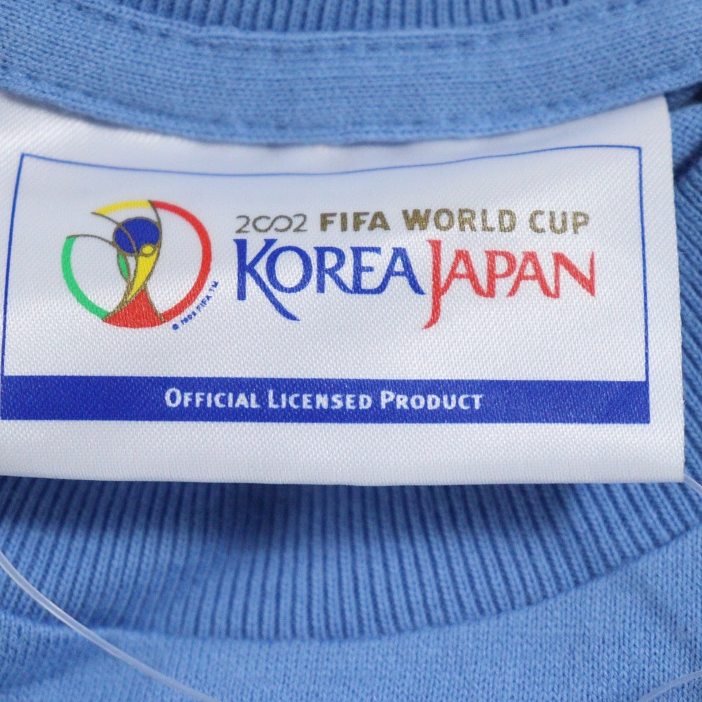 VINTAGE(ヴィンテージ) 00S 2002 FIFA World Cup Korea Japan 日韓ワールドカップ 半袖Tシャツ ブルー