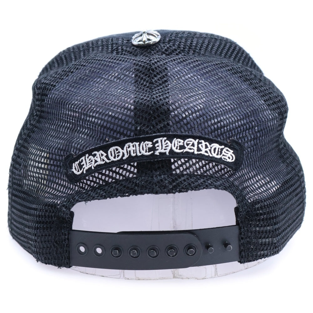 CHROME HEARTS(クロムハーツ) TRUCKER CAP CHプラス プリント トラッカーメッシュキャップ ブラック