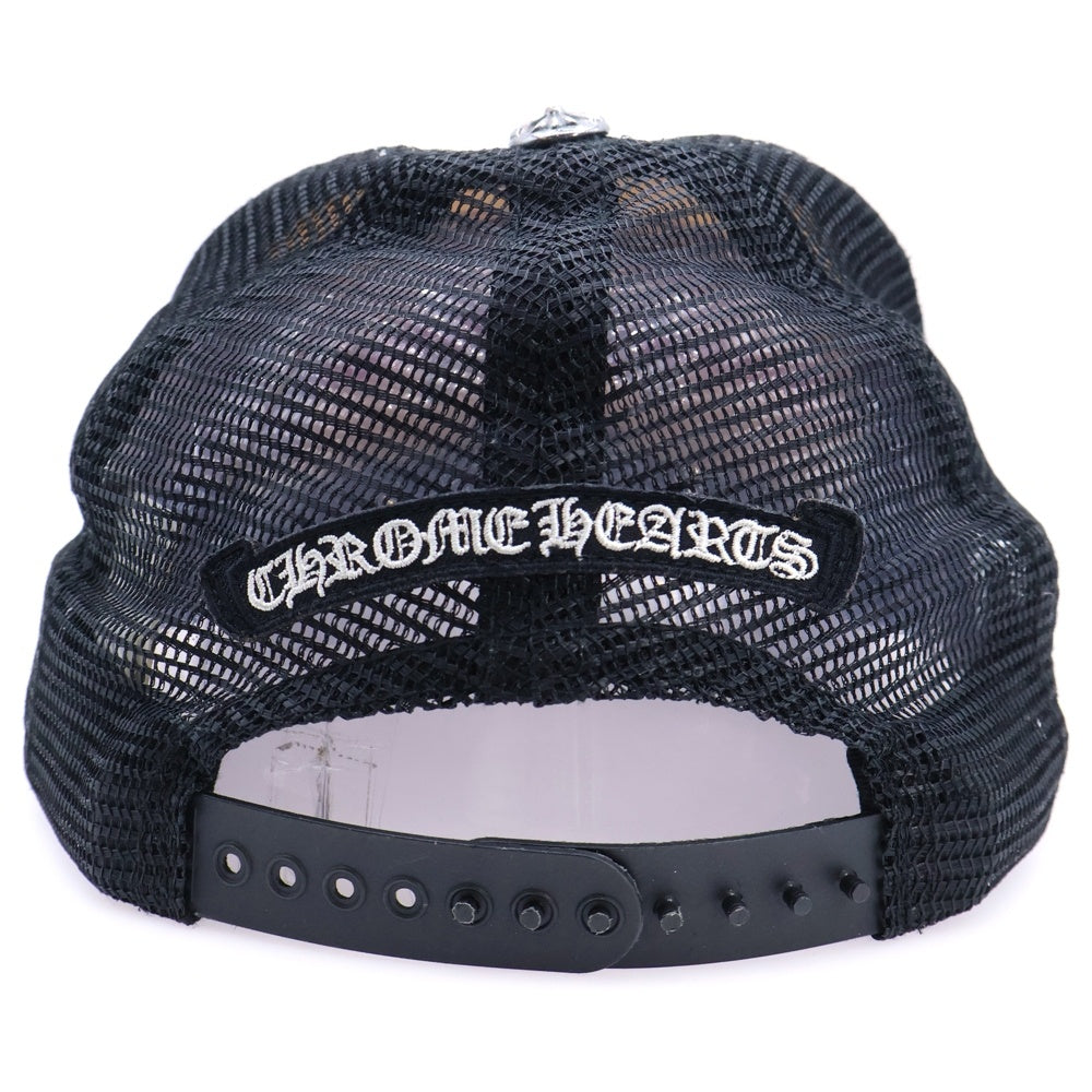 CHROME HEARTS(クロムハーツ) TRUCKER CAP CHプラス プリント トラッカーメッシュキャップ ブラック