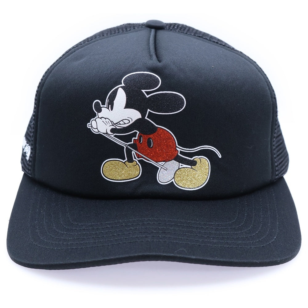 SUPREME(シュプリーム) 25AW x Number (N)ine x Mickey Mouse Mesh Back 5-Panel ナンバーナイン x ミッキーマウス メッシュ バック 5 パネル キャップ 帽子 ブラック