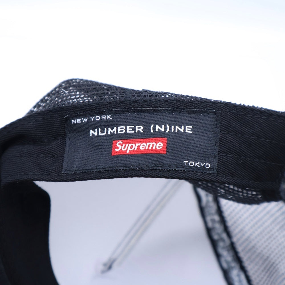 SUPREME(シュプリーム) 25AW x Number (N)ine x Mickey Mouse Mesh Back 5-Panel ナンバーナイン x ミッキーマウス メッシュ バック 5 パネル キャップ 帽子 ブラック