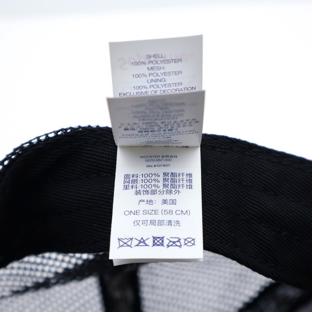 SUPREME(シュプリーム) 25AW x Number (N)ine x Mickey Mouse Mesh Back 5-Panel ナンバーナイン x ミッキーマウス メッシュ バック 5 パネル キャップ 帽子 ブラック