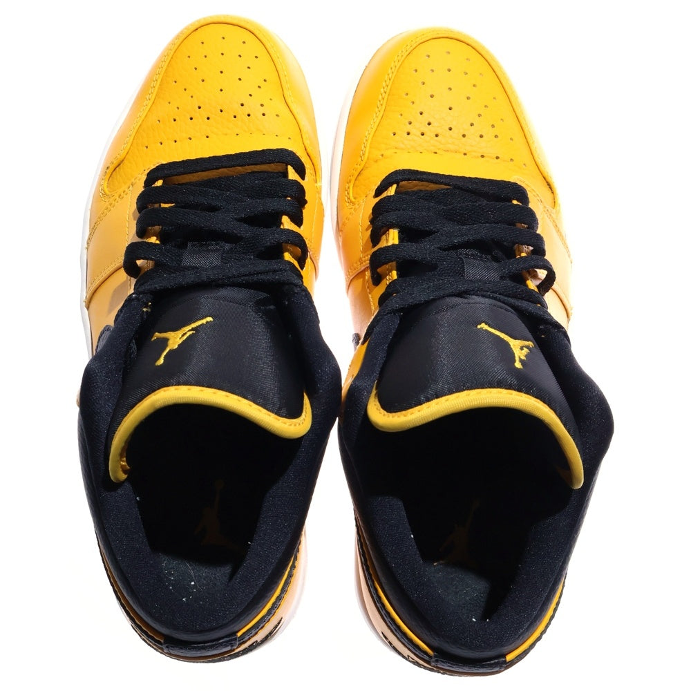 NIKE(ナイキ) AIR JORDAN 1 LOW UNIVERSITY GOLD エアジョーダン ユニバーシティゴールド ローカットスニーカー イエロー US8/26.0cm 553558-700