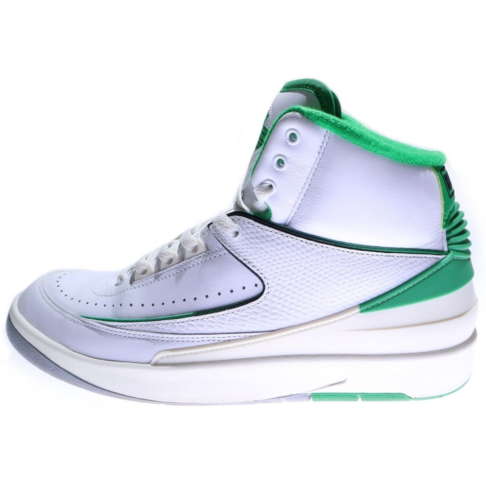 NIKE(ナイキ) AIR JORDAN 2 RETRO エアジョーダン2 レトロ ハイカットスニーカー ホワイト/グリーン US9/27.0cm DR8884-103