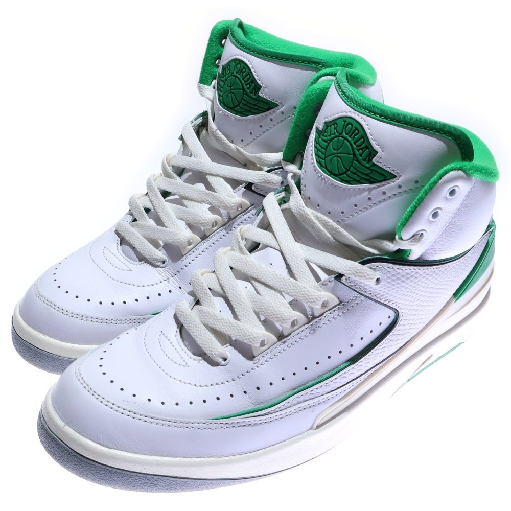 NIKE(ナイキ) AIR JORDAN 2 RETRO エアジョーダン2 レトロ ハイカットスニーカー ホワイト/グリーン US9/27.0cm DR8884-103
